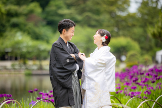 【三渓園】和装ロケーション撮影