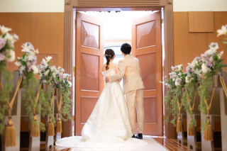 【チャペル】洋装ロケーション撮影