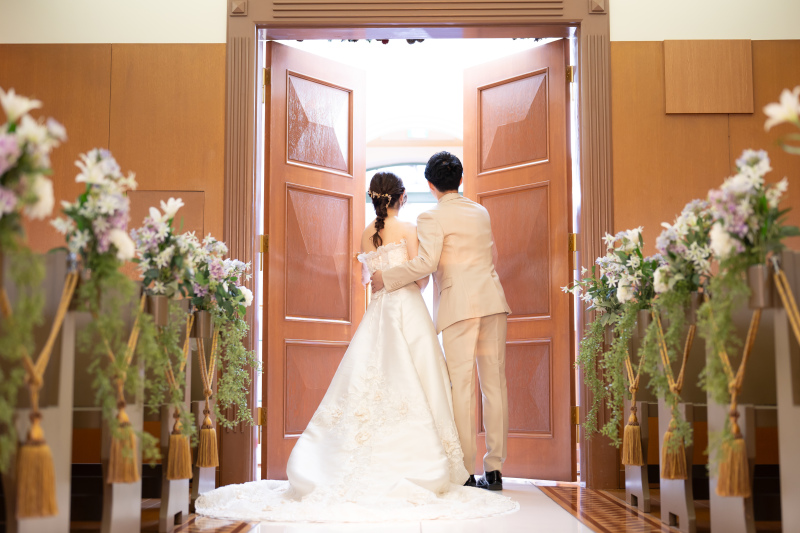 【チャペル】洋装ロケーション撮影