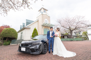 【チャペル】洋装ロケーション撮影