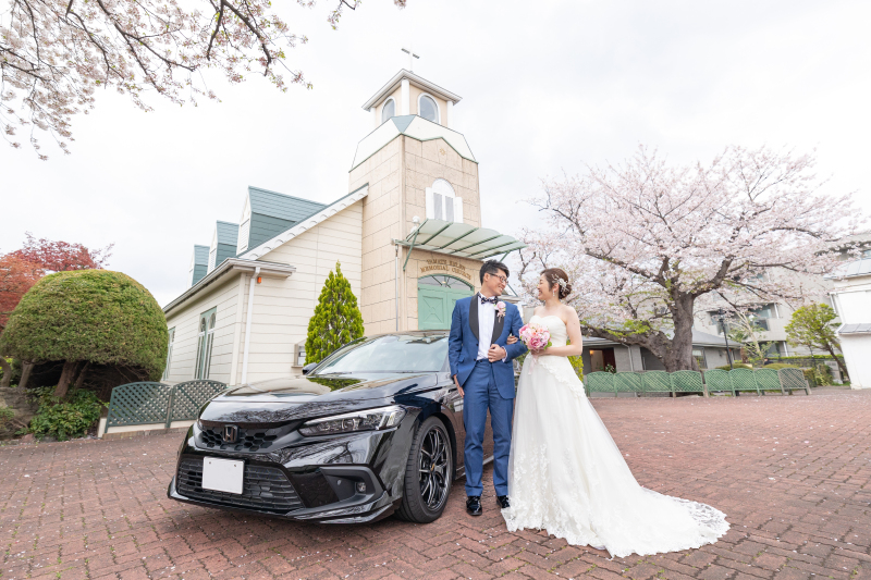 【チャペル】洋装ロケーション撮影