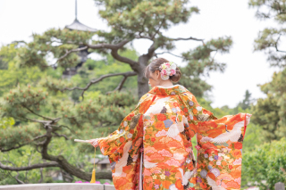 【三渓園】和装ロケーション撮影