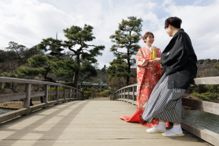 【三渓園】和装ロケーション撮影