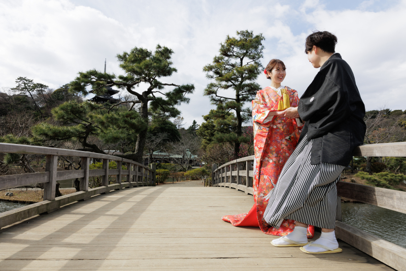 【三渓園】和装ロケーション撮影