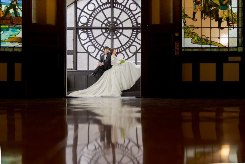 【開港記念会館】洋装ロケーション撮影