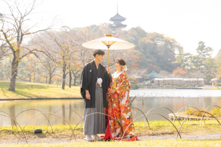 【三渓園】和装ロケーション撮影