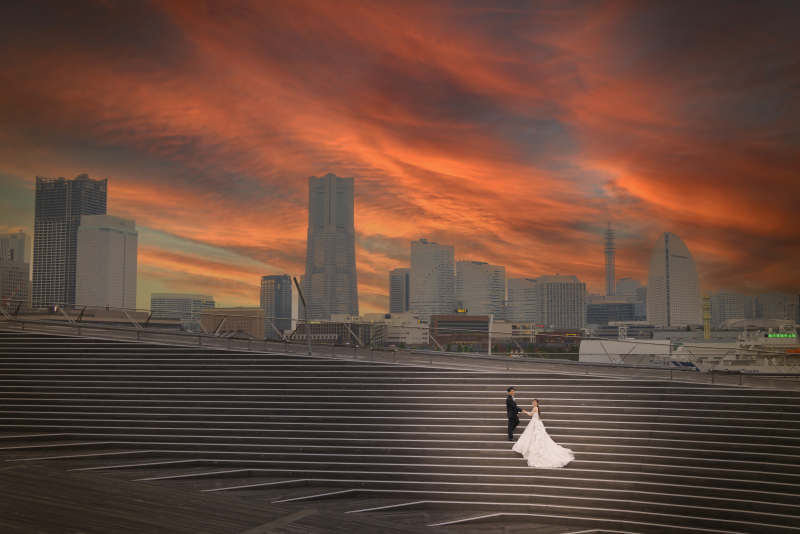 【大さん橋】洋装ロケーション撮影