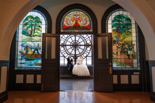 【開港記念会館】洋装ロケーション撮影