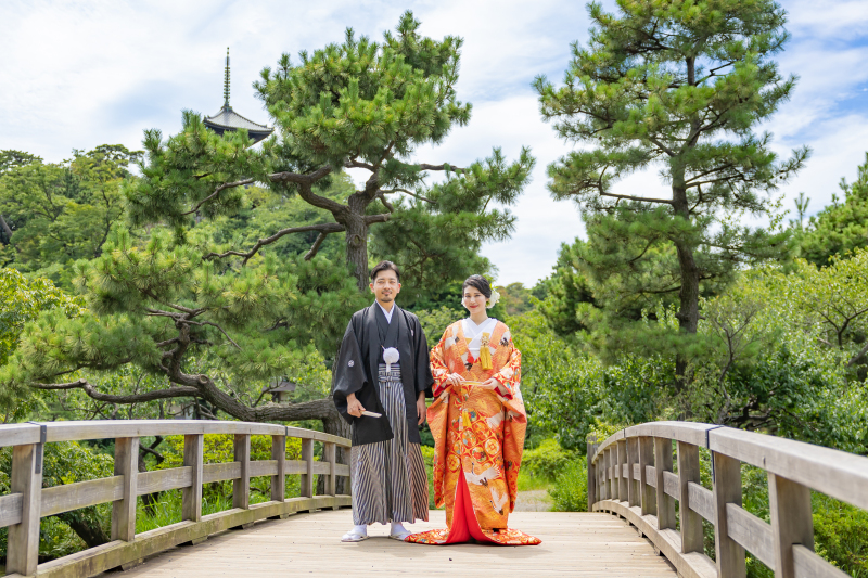 【三渓園】和装ロケーション撮影
