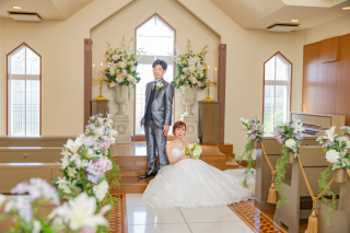 【チャペル】洋装ロケーション撮影