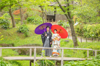 【三渓園】和装ロケーション撮影