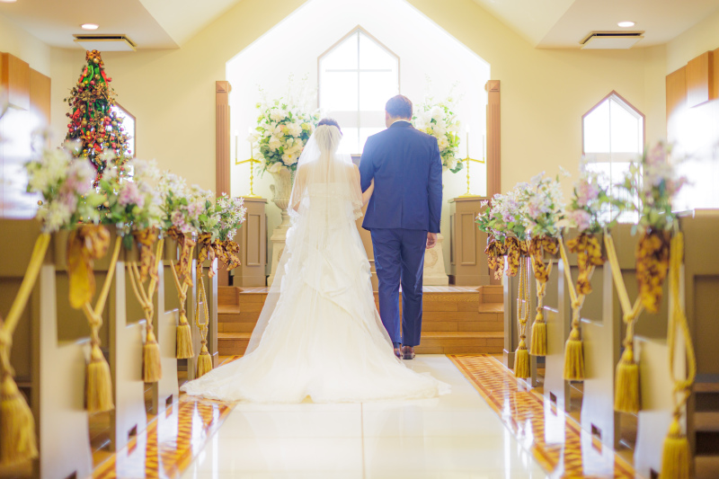 【チャペル】洋装ロケーション撮影