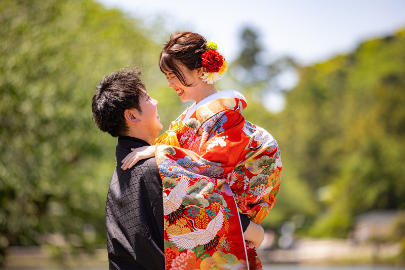 【三渓園】和装ロケーション撮影