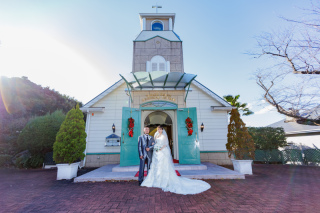 【チャペル】洋装ロケーション撮影