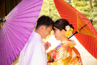 【三渓園】和装ロケーション撮影＆洋装スタジオ撮影