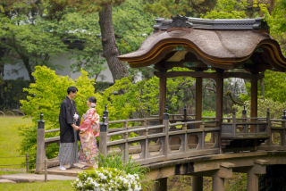 和装ロケなら国指定名勝の『三渓園』で間違いナシ❣❣