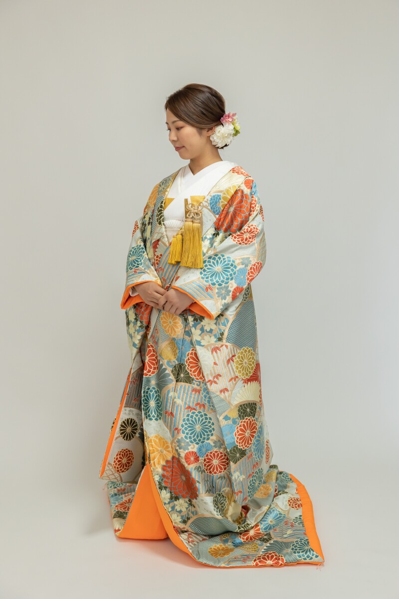 ☆☆わたる☆☆打掛　色打掛　正絹 kimono-rental_miiu-312