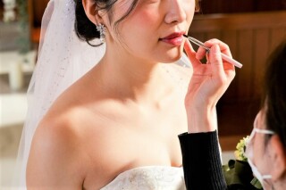 メイクシーン撮影