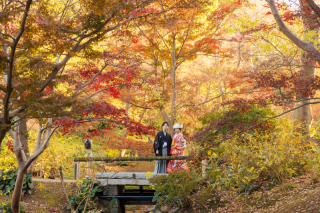 STUDIO Reir《スタジオレイル》_三渓園《和装ロケ》三渓園で撮影した紅葉シーズンの写真を集めました