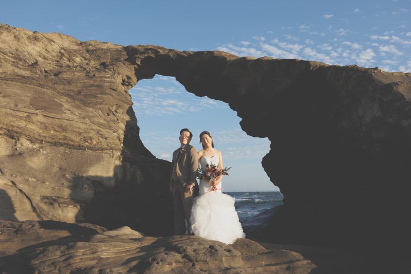 城ヶ島にて♪【スタジオレイル】各地ロケーション撮影・スタジオ撮影撮影場所は自由にお選びください。おふたりのご要望に全力でサポートさせていただきます。横浜発の前撮りは「スタジオレイル」で!