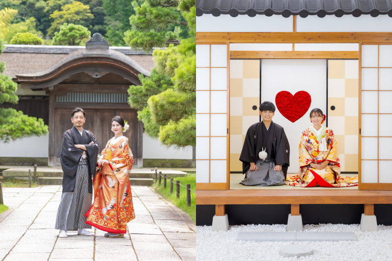 ⑨【三渓園✕和装スタジオ】★庭園&豪華スタジオ背景★『7つの特典をプレゼント♪』★衣装追加料ナシ!★ロケ地代込み!★送迎車あり!