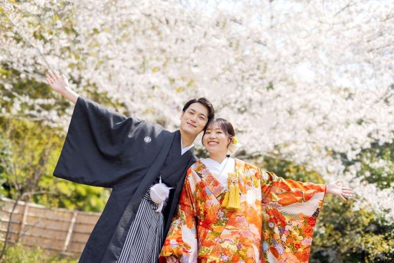 ①【三渓園】組数限定❀春のさくらロケ❀3/25㈬～4/10㈮★申請料＆移動費込み★衣装追加料金不要の安心プラン★豪華７大特典付き