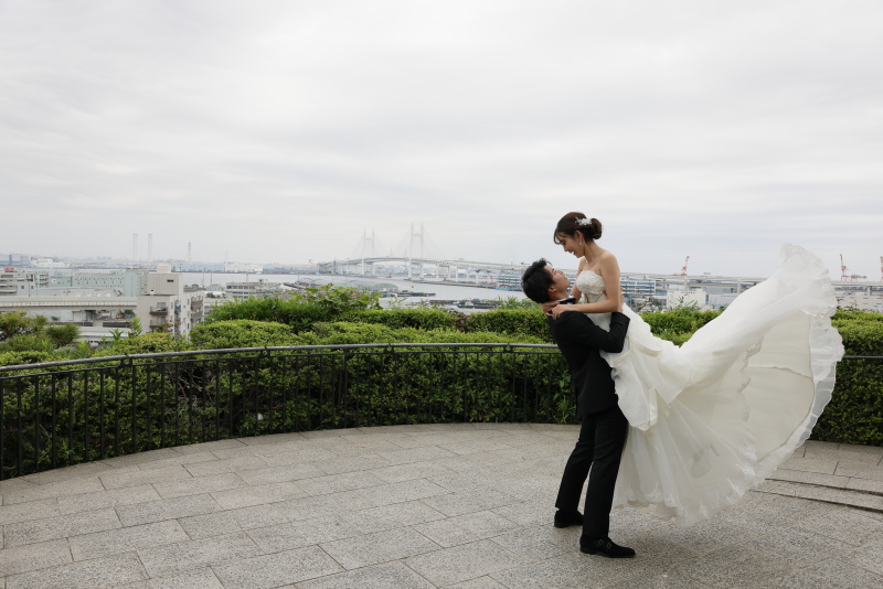 ㉚【港の見える丘公園】洋装ロケーション★『7つの特典をすべてプレゼント♪』★衣装追加料金ナシ!★ロケ地代込み!★送迎車あり!