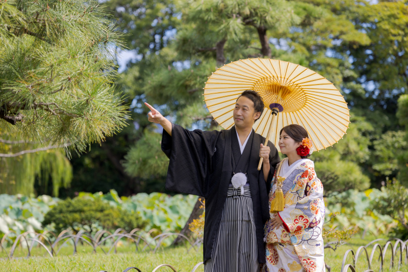 ㉑【三渓園✕海ロケ✕横浜ストリート】★和装&洋装ロケの豪華ハイブリッドコース★7大特典付★衣装追加料・ロケ地申請料・移動費ナシ!