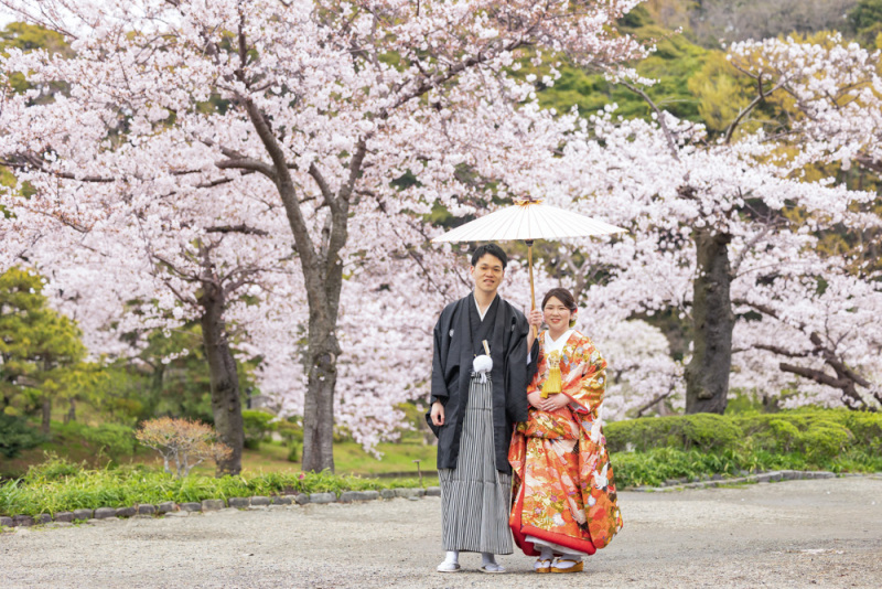 ①【三渓園】組数限定❀春のさくらロケ❀3/25㈬～4/10㈮★申請料＆移動費込み★衣装追加料金不要の安心プラン★豪華７大特典付き