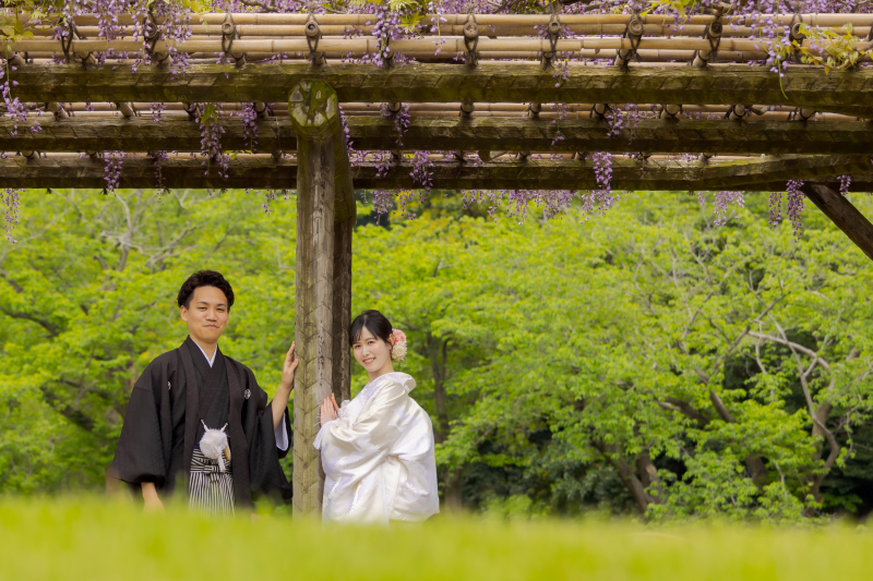 ⑨【三渓園✕和装スタジオ】★庭園＆豪華スタジオ背景★『７つの特典をプレゼント♪』★衣装追加料ナシ！★ロケ地代込み！★送迎車あり！