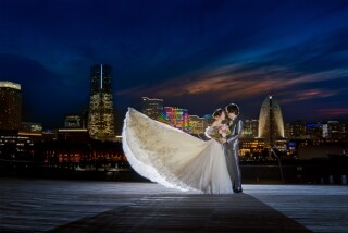 ①【大さん橋✕横浜ストリート】★サンセット&ナイト★みなとみらいの夜景と一緒に★申請料・移動費・7大特典付★安心価格の撮影プラン