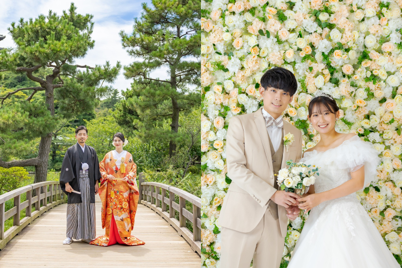 ⑰【三渓園】和装ロケ ✕ 洋装スタジオ撮影 ★『7つの特典をすべてプレゼント』★衣装追加料金ナシ!★ロケ地代込み!★送迎車あり!