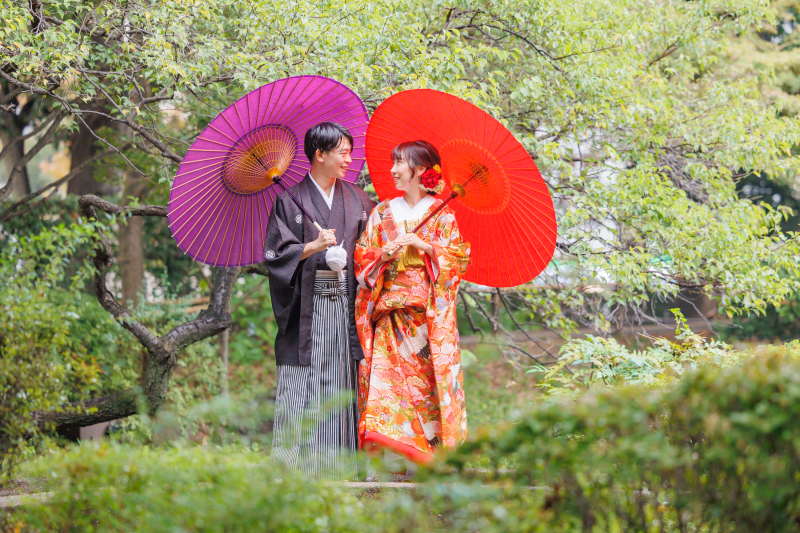 ㉙【横浜庭園✕横浜ストリート】★和装&洋装ロケ★豪華ハイブリッドプラン★7大特典付★衣装追加料ナシ★ロケ地代込み★送迎車あり★