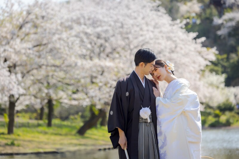 ⑫【三渓園】組数限定❀春のさくらロケ❀★3/25㈬～4/10㈮★申請料＆移動費込み･衣装追加料不要の安心プラン★豪華７大特典付き