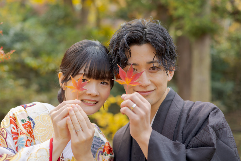 ②【三渓園】組数限定❁秋の紅葉ロケ❁★11/25㈫~12/10㈬★申請料&移動費込み・衣装追加料不要の安心プラン★豪華7大特典付