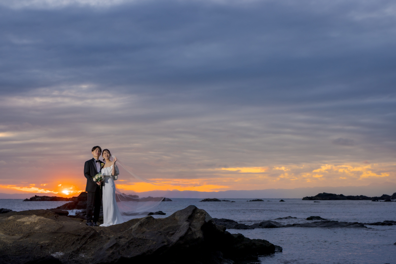 ⑳【海ロケ】洋装ロケ ✕ 和装スタジオ撮影 ★『７つの特典をすべてプレゼント』★衣装追加料金ナシ！★ロケ地代込み！★送迎車あり！