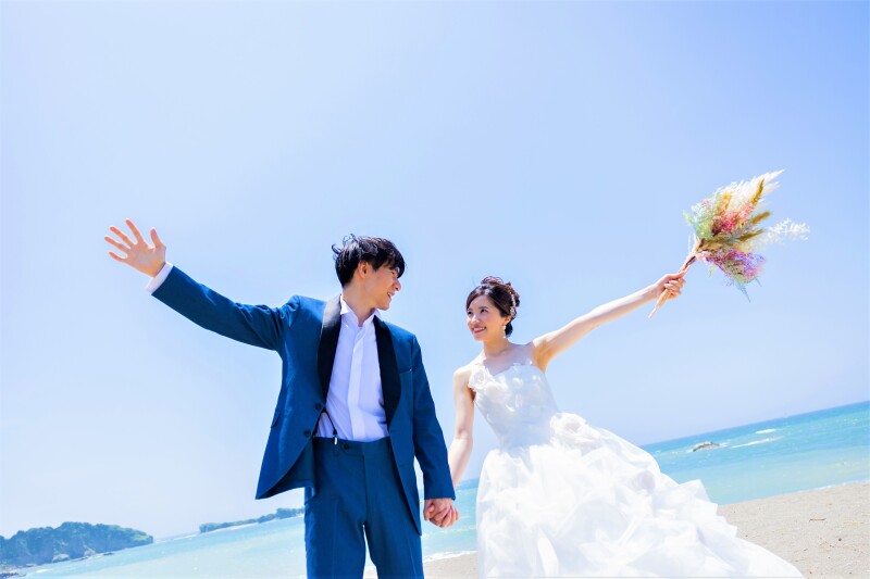 ㉕【葉山海岸】★海ロケ★洋装ロケーション★『7つの特典をすべてプレゼント♪』★衣装追加料金ナシ!★送迎車あり!★7大特典付き!