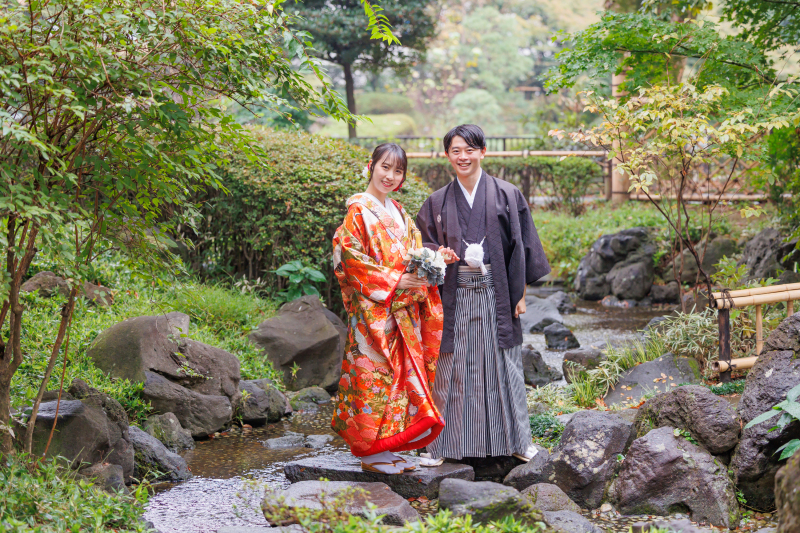 ㉙【横浜庭園✕横浜ストリート】★和装&洋装ロケ★豪華ハイブリッドプラン★7大特典付★衣装追加料ナシ★ロケ地代込み★送迎車あり★