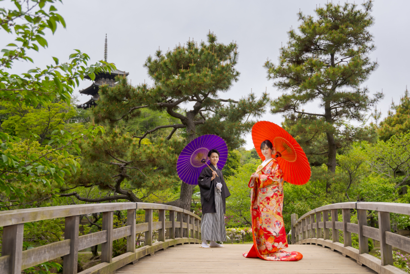 ⑦【三渓園✕大さん橋✕横浜ストリート】★和装＆洋装ロケの豪華ハイブリッドコース★７大特典付★衣装追加料・ロケ地申請料・移動費ナシ