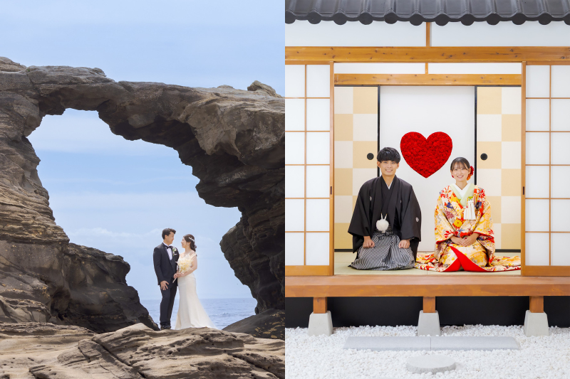 ⑳【海ロケ】洋装ロケ ✕ 和装スタジオ撮影 ★『7つの特典をすべてプレゼント』★衣装追加料金ナシ!★ロケ地代込み!★送迎車あり!