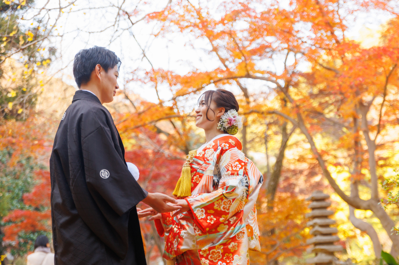 ㉕【三渓園】組数限定✿秋の紅葉ロケ✿11/25㈬～12/10㈭★申請料＆移動費込み★衣装追加料金不要の安心プラン★豪華７大特典★