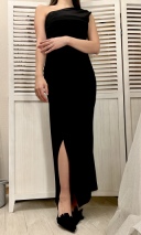 ＜ローズプラン＞タイト　ブラックドレス