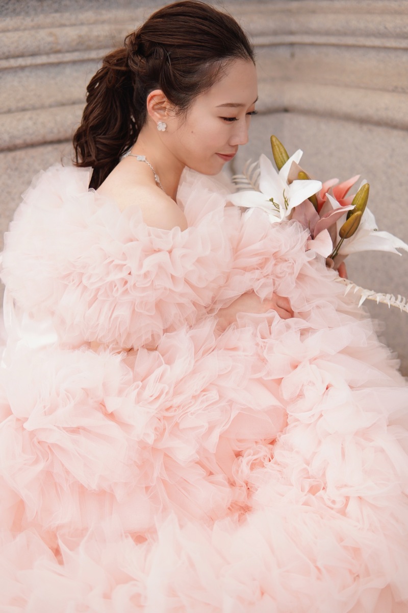 このドレスならではの埋もれショット！