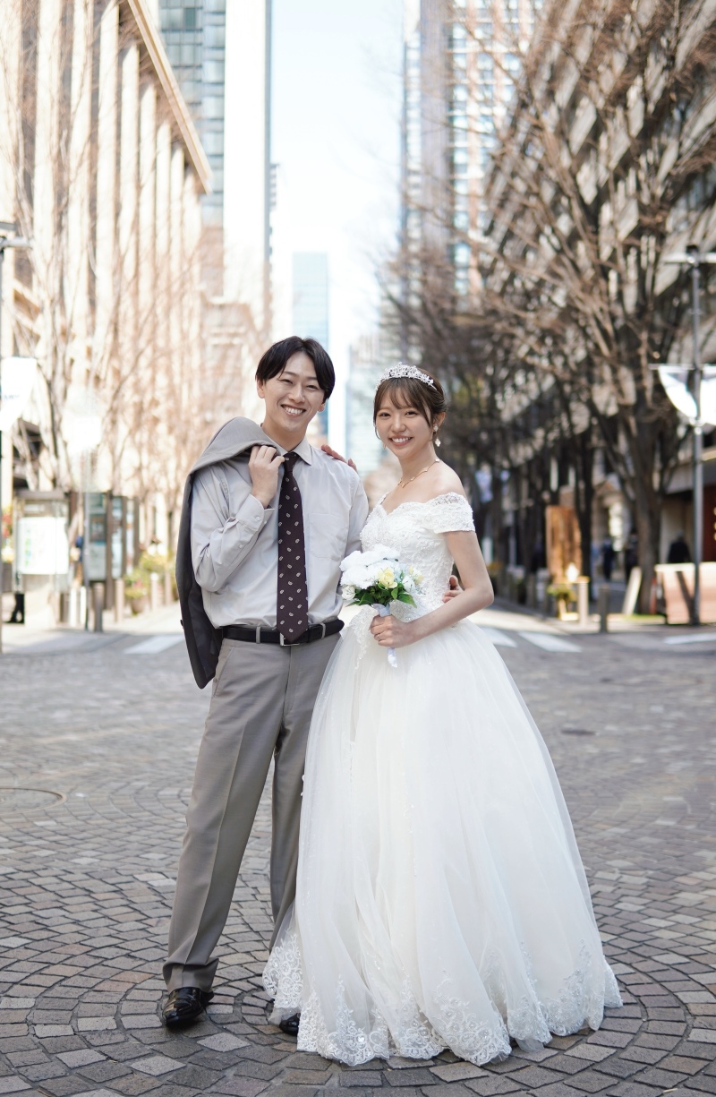 丸の内仲通りにて