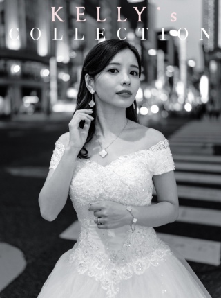 Van cleef＆Arpelsのジェリーをつけてフォトウェディング