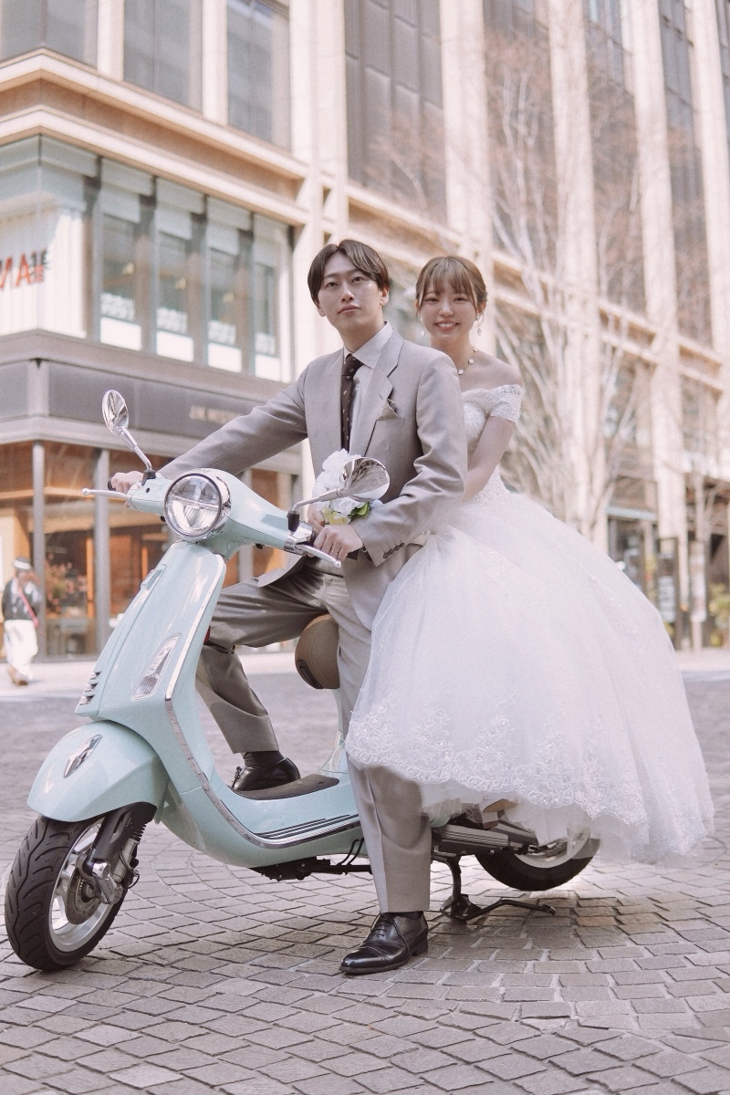 ローマの休日風フォトウェディングwithわんちゃん