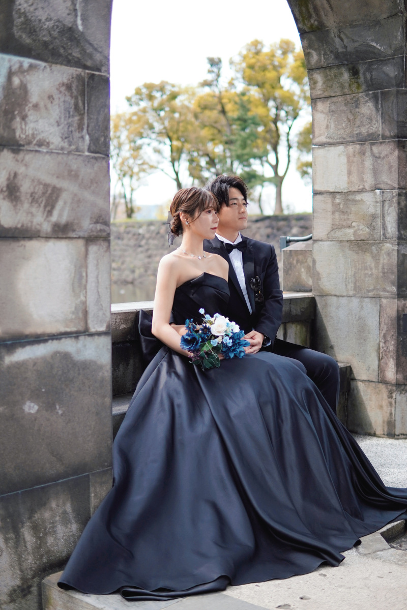 上品なドレスの光沢感