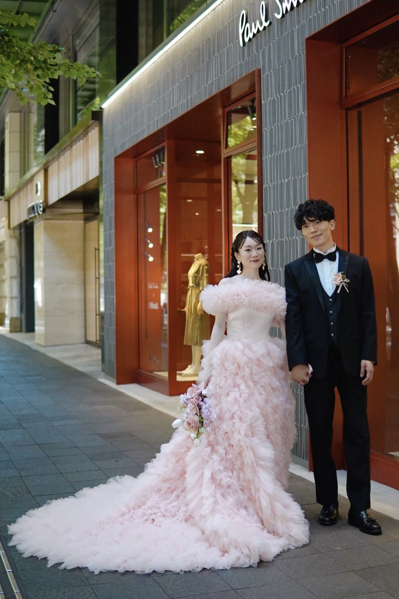 おしゃれな街並みで