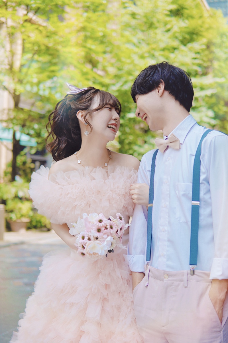 幸せ溢れるお二人の素敵な笑顔♪