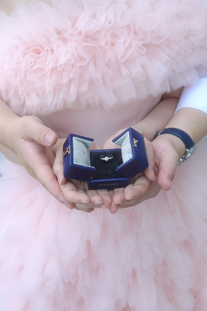 大切なリングもフォトに♪